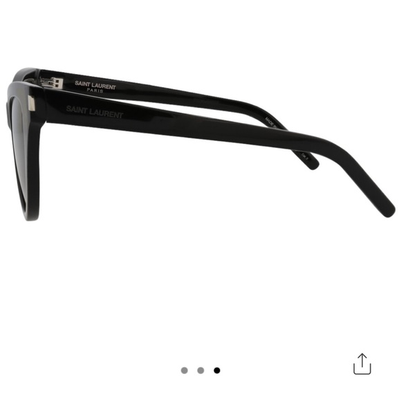 Womens Saint Laurent Cateyes Sunglasses, case & dust cloth. nwt - Picture 3 of 9